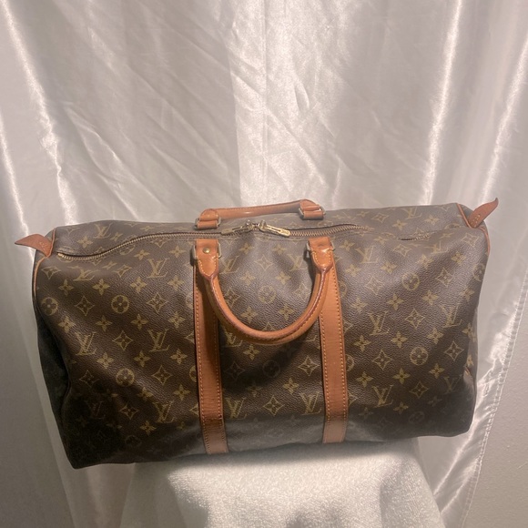 Authentic 58 Louis Vuitton Keep all Weekender Luggage Bag - Picture 1 of 16